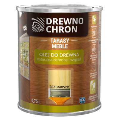 Olej do drewna Bezbarwny 0,75 l Drewnochron