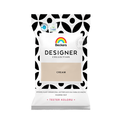 TESTER farba ceramiczna Beckers Designer Collection Cream 0,05 l