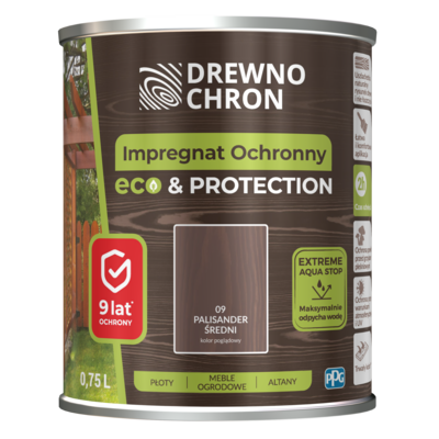 Impregnat ochronny ECOPROTECTION palisander średni 0,75 l Drewnochron