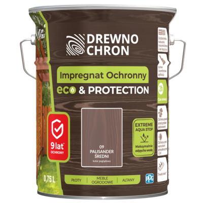 Impregnat ochronny ECOPROTECTION palisander średni 4,5 l Drewnochron