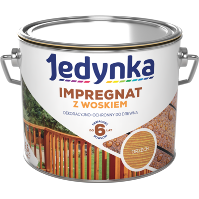 Impregnat do drewna z woskiem Orzech 2,5 l Jedynka
