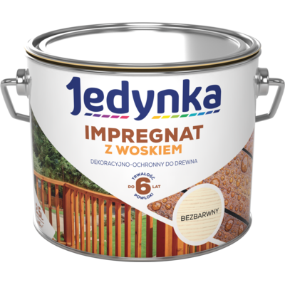 Impregnat do drewna z woskiem Bezbarwny 2,5 l Jedynka
