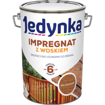 Impregnat do drewna z woskiem Palisander 5 l Jedynka