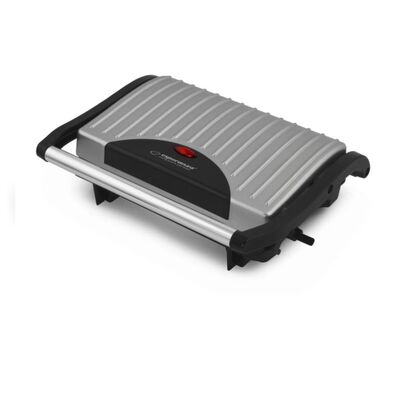 Grill elektryczny Pizzaiola 750 W srebrno-czarny Esperanza