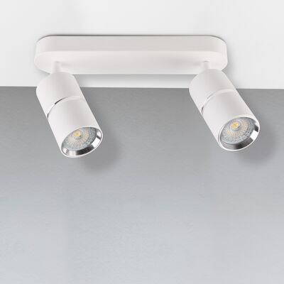 Lampa ścienno-sufitowa BAMBOO 2 x GU10 biała ruchoma