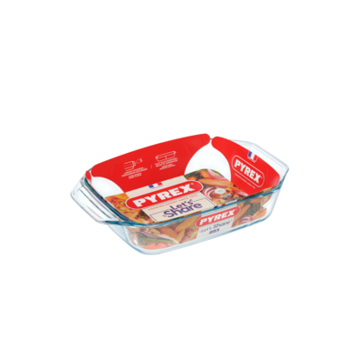 Brytfanna żaroodporna Let's share prostokątna 31 x 20 x 6 cm transparentny PYREX