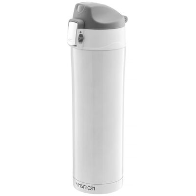 Kubek termiczny Glossy z blokadą 420 ml biały