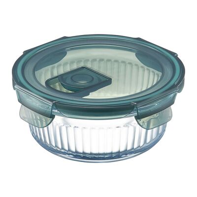 Pojemnik żaroodporny Rillet okrągły z pokrywą 620 ml transparentny