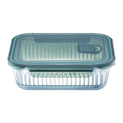 Pojemnik żaroodporny Rillet prostokątny z pokrywą 1,5 l transparentny AMBITION