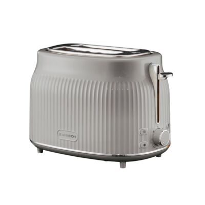 Toster elektryczny Vintage 930 W szary AMBITION