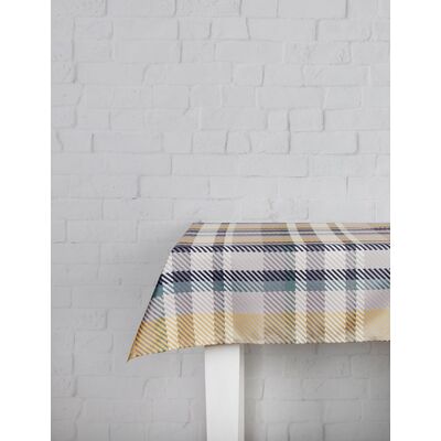 Obrus prostokątny Tartan kratka 110 x 160 cm wielokolorowy