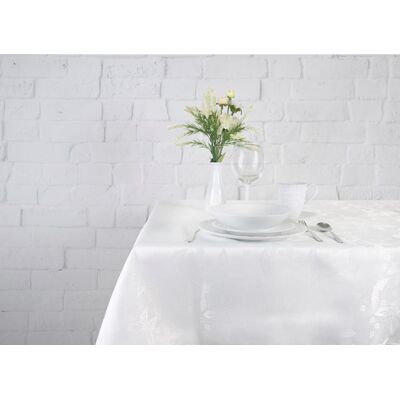Obrus Hermosa motyle 130 x 180 cm biały