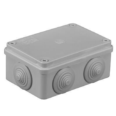 Puszka 120 x 80 x 50 mm 6 dławików PG21 IP55 pawb