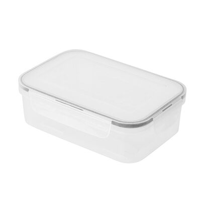 Pojemnik prostokątny z pokrywą 0,9 L 18,5 x 13 x 6 cm transparentny