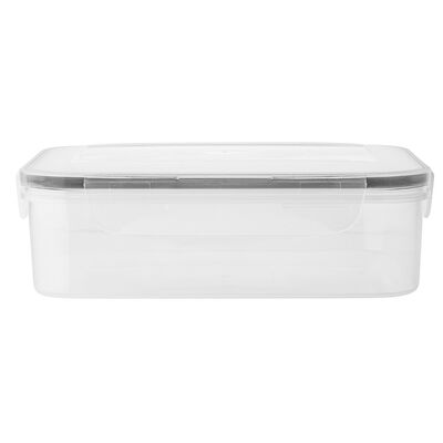 Pojemnik prostokątny z pokrywą 2,4 L 25 x 18 x 8 cm transparentny