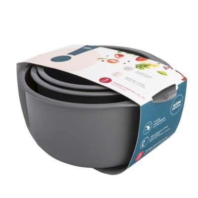 Komplet 3 misek 1,5 l + 2 l + 3 l szary Altom