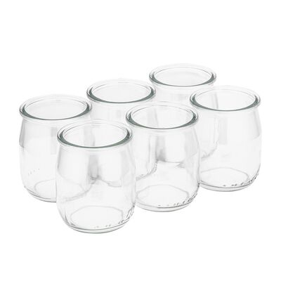 Komplet 6 słoików do deserów 140 ml