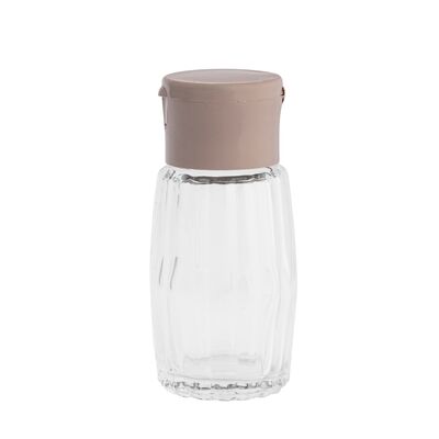 Pojemnik na przyprawy szklany z klapką 50 ml mix kolorów