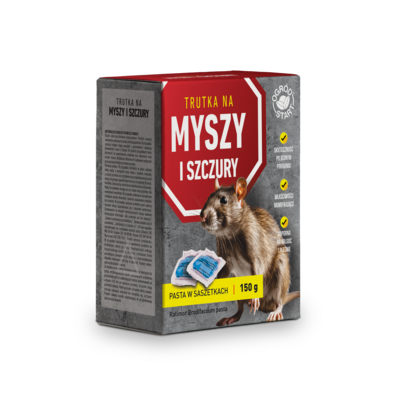 Trutka na myszy i szczury Ratimor Brodifacoum pasta 150 g Ogród Start