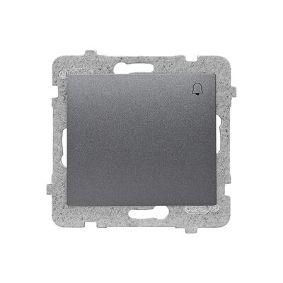 Łącznik zwierny "dzwonek" ŁP-6D/m bez ramki grafit mat sigma
