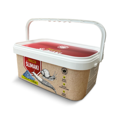 Zwalcza ślimaki granulat FERROCIOUS 1,75 kg wiaderko Ogród Start