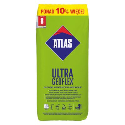 Klej żelowy wysokoelastyczny odkształcalny Ultra Geoflex 22,5 kg +10% Atlas