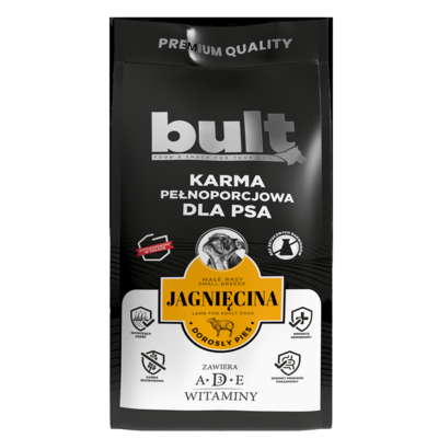 Karma sucha z jagnięciną dla małych ras psów 3 kg Bult