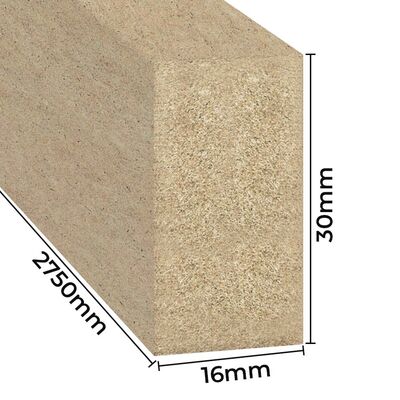 Listwa MDF do malowania 275 x 1,6 x 3 cm
