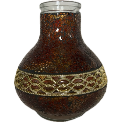 Znicz witraż mini Karafa SWMINI22 18 x 33 cm 50 h 170 g