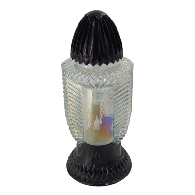 Znicz Kair LED czarny / biały