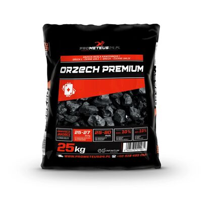 Węgiel Orzech Premium 25 kg PROMETEUS24