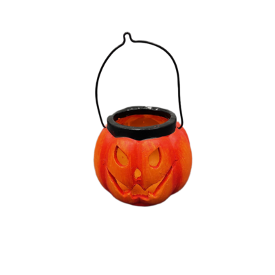 Lampion z terakoty dynia 10 cm