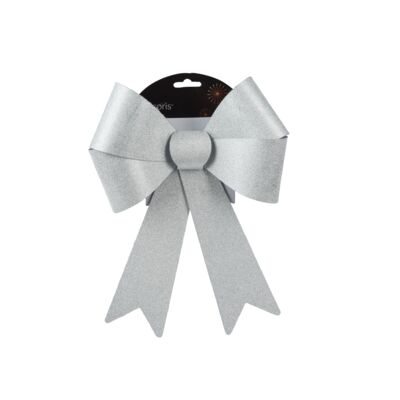 Kokarda PVC 21 x 29 cm srebrna