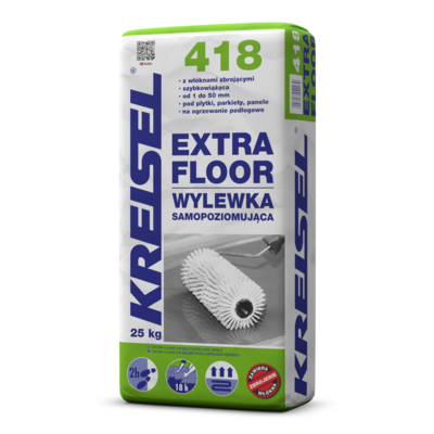 Wylewka EXTRA FLOOR 418 z włóknami 25 kg KREISEL