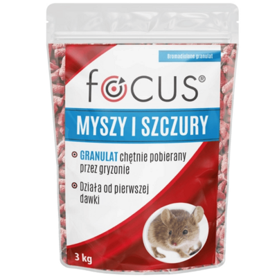 Granulat na myszy i szczury 3 kg Focus