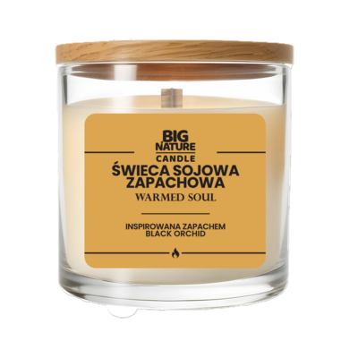 Świeca sojowa Warmed Soul inspirowana zapachem Black Orchid 155 g