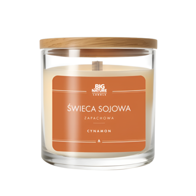 Świeca sojowa zapachowa Cynamon 150 g