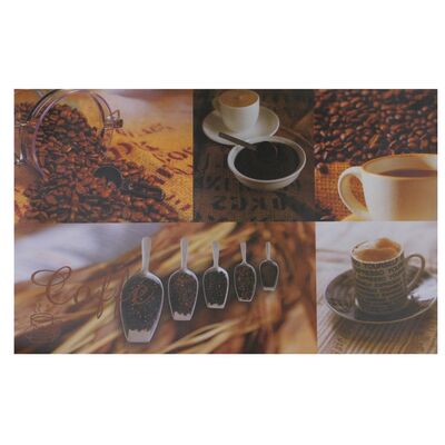 Podkładka Espresso 43,5 x 28,2 cm brązowo-biały