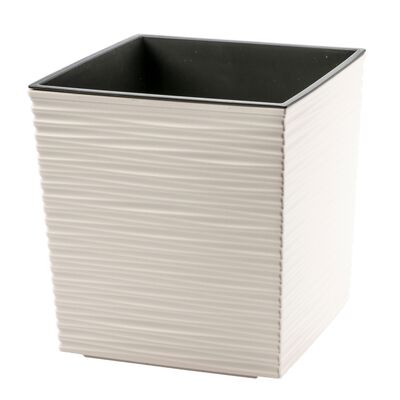 Doniczka JUKA dłuto 30 cm krem