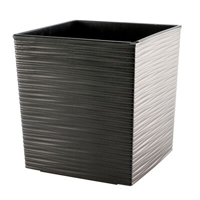 Doniczka JUKA dłuto 30 cm grafit metalic