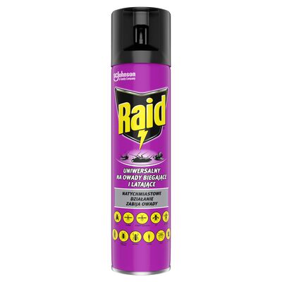 Aerozol na owady biegające i latające 400 ml Raid