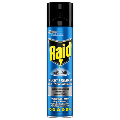 Spray przeciw owadom latającym 400 ml RAID