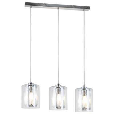Lampa wisząca TESH 3 płomienna chrom 3xE14 40 W