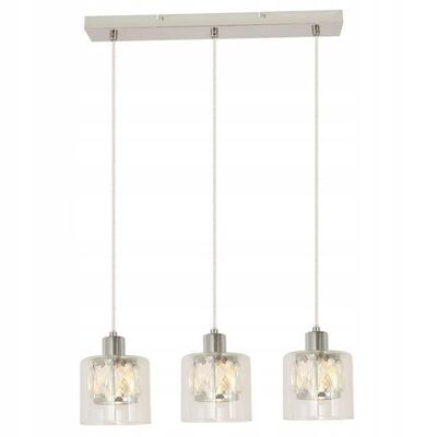 Lampa wisząca ELMO 3 płomienna chrom 3xE14 40 W