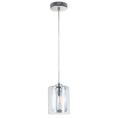 Lampa wisząca TESH 1 płomienna chrom 1xE14 40 W