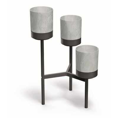 Kwietnik Bloome Stand 80,5 cm betonowy szary