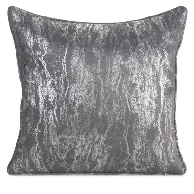 Poszewka dekoracyjna Elise 45 x 45 cm szaro-złoty