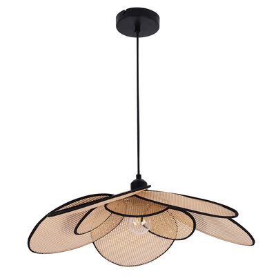 Lampa wisząca TOBAGO 1xE27 beżowo-czarna