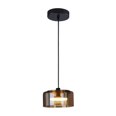 Lampa wisząca OFELIA 1 amber +LED 1xGX53 4000K