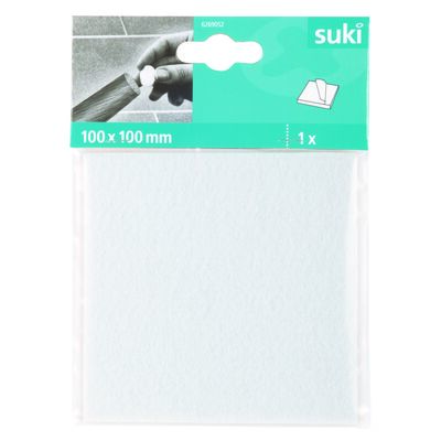 Format filcowy 100 x 100 mm przyklejany biały suki